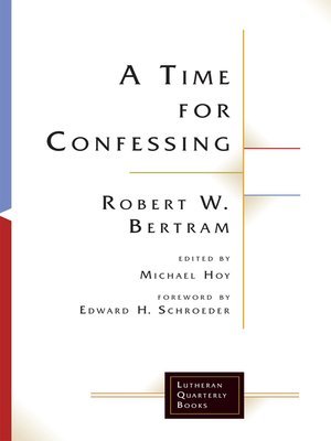 cover image of A Time for Confessing
